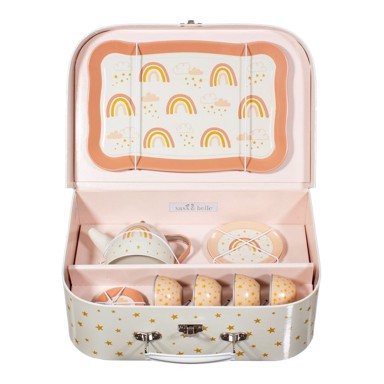 SASS & BELLE Komplet za čaj u koferčiću za igranje Earth Rainbow